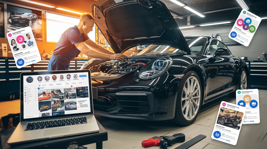 social media for car repair sales
