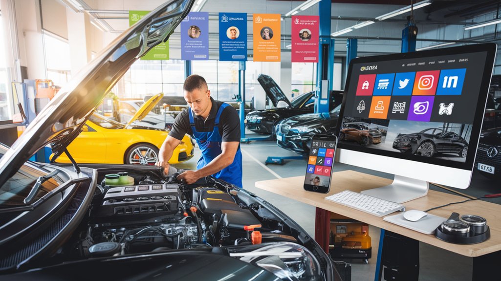 car repair marketing online presence