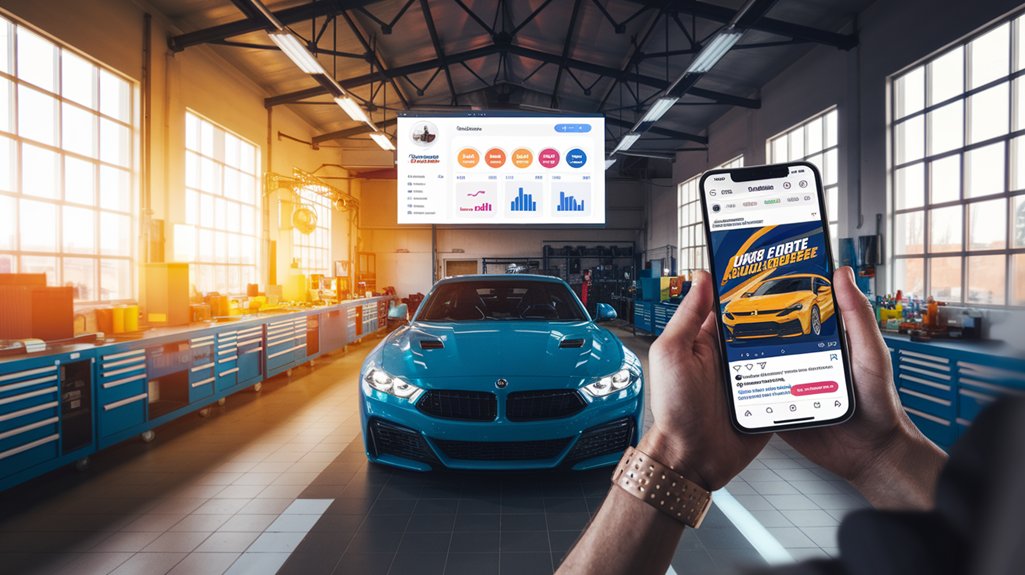social media for auto shop marketing