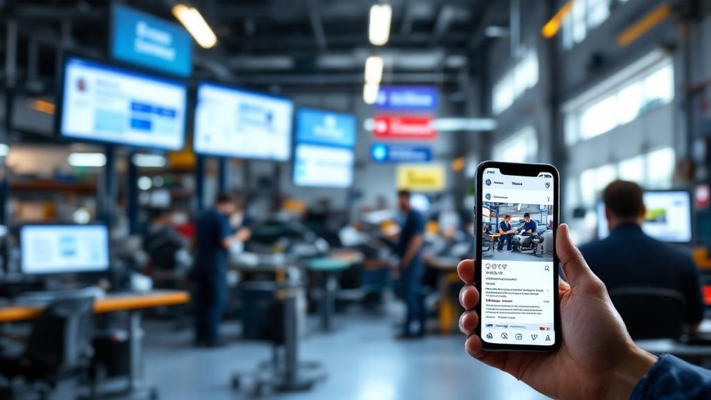 social media for auto shops